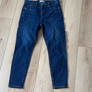 LOFT Dark Blue Women's High Waist Skinny Jeans